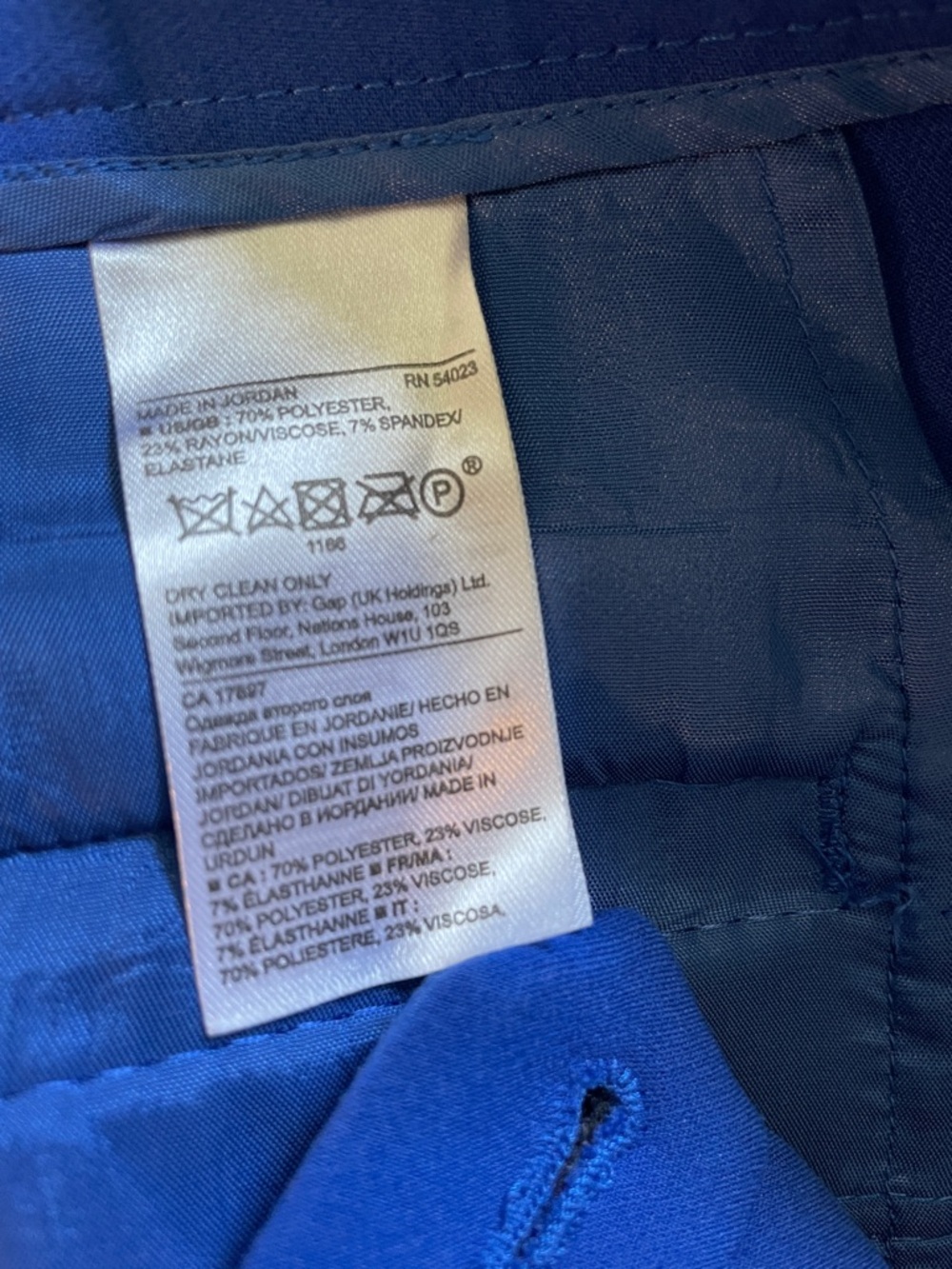 Banana Republic Royal Blue Shorts size 0 - Picture 4 of 5